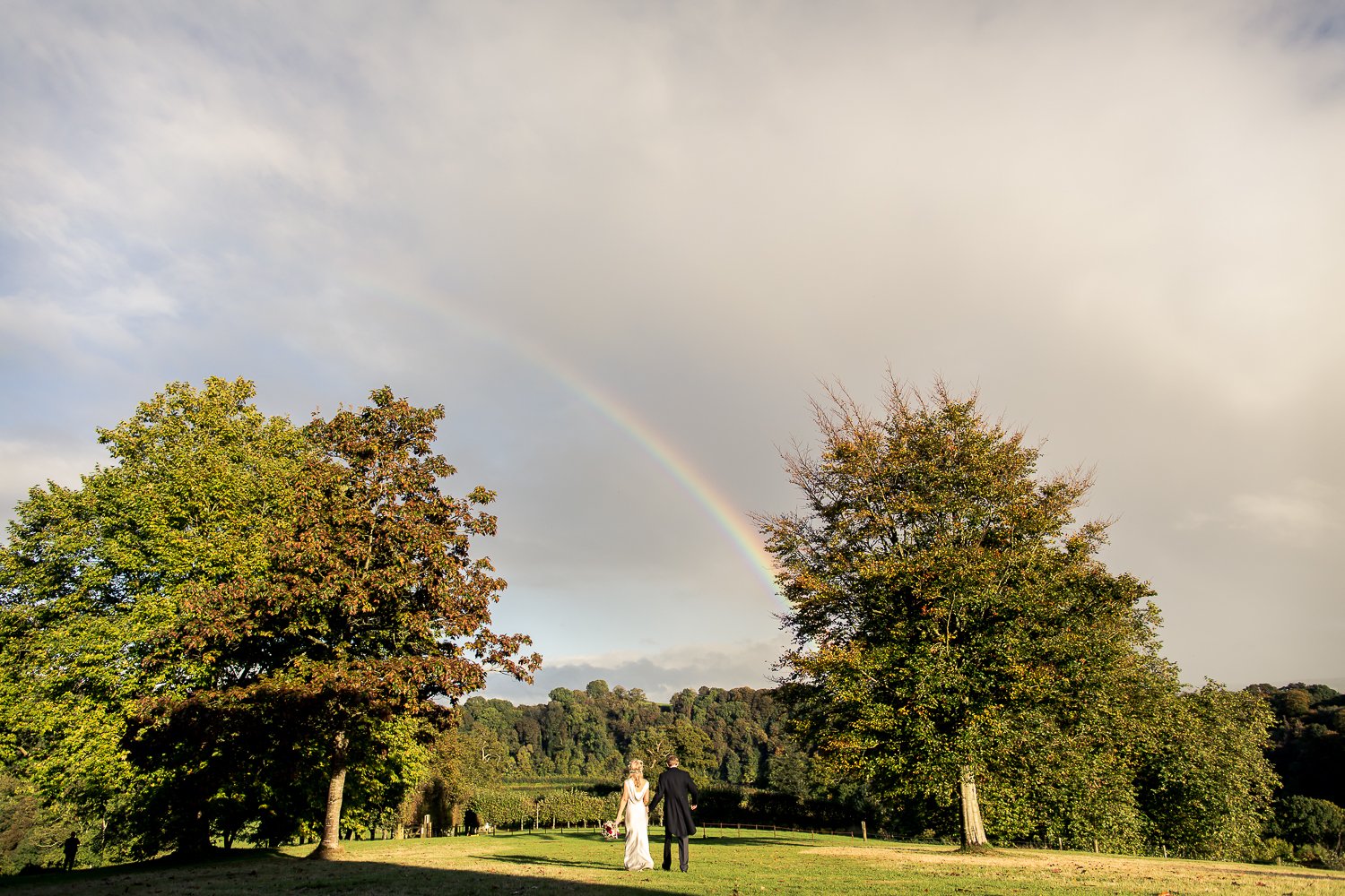 Rainbow at Sharpham house