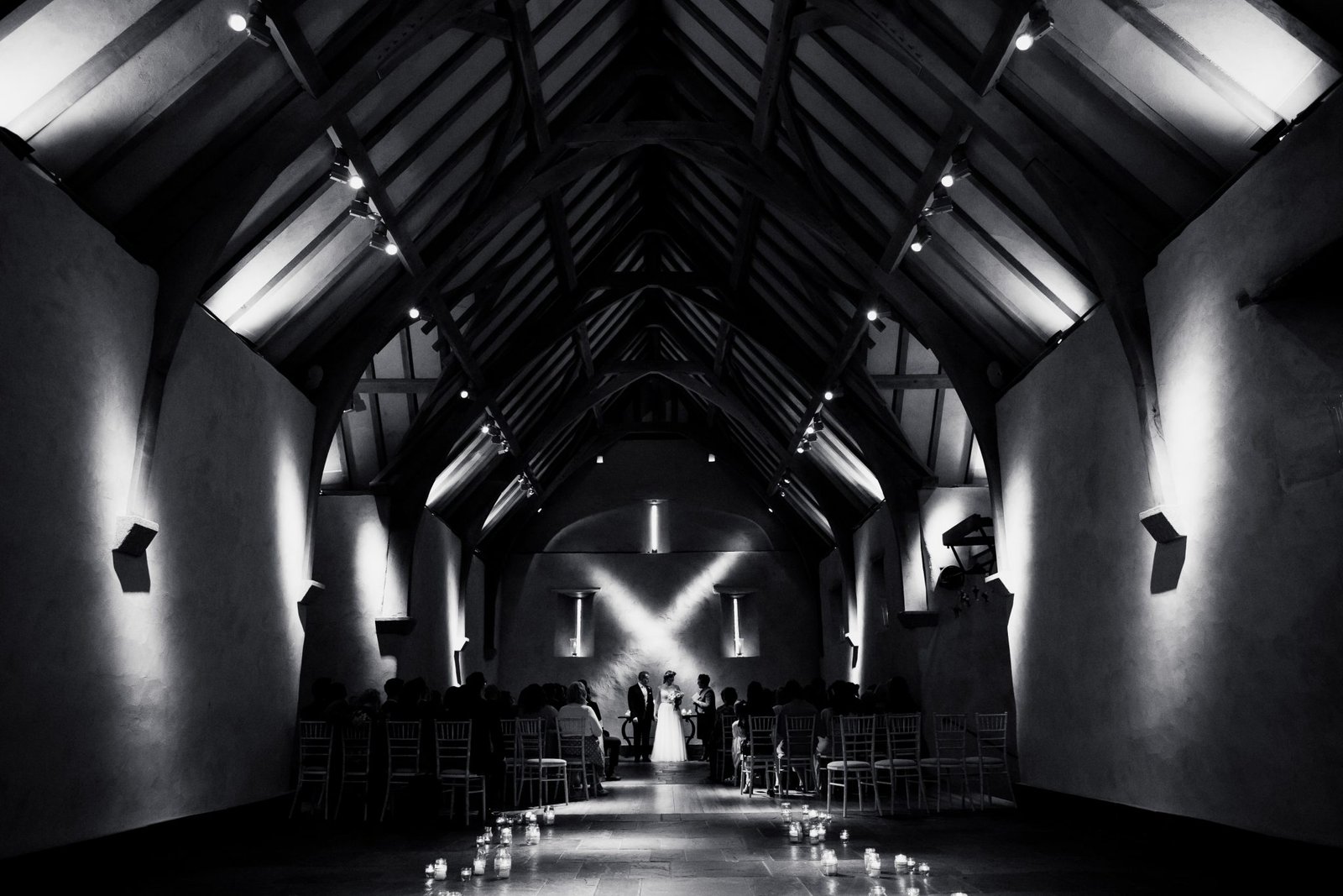 Great barn wedding, Devon