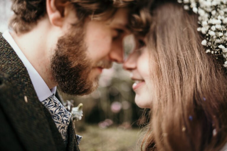 Romantic spring wedding at Huntsham Court Country House